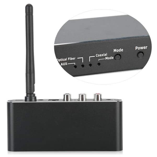 Bluetooth 5.0 Receiver Transmitter Digital til Analog Konverter RCA AVX Output til TV MP3 CD Afspiller