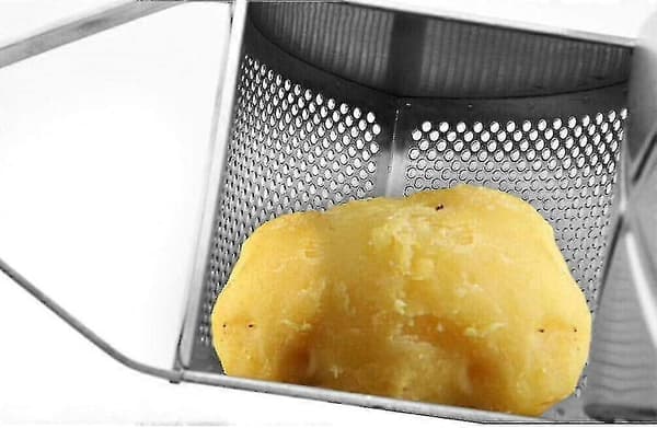 Juicer kartoffelpresse i rustfrit stål, professionel kartoffelmoser i rustfrit stål