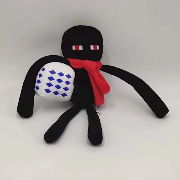 Min världsdocka, plyschgåva 26cm Red Scarf Enderman