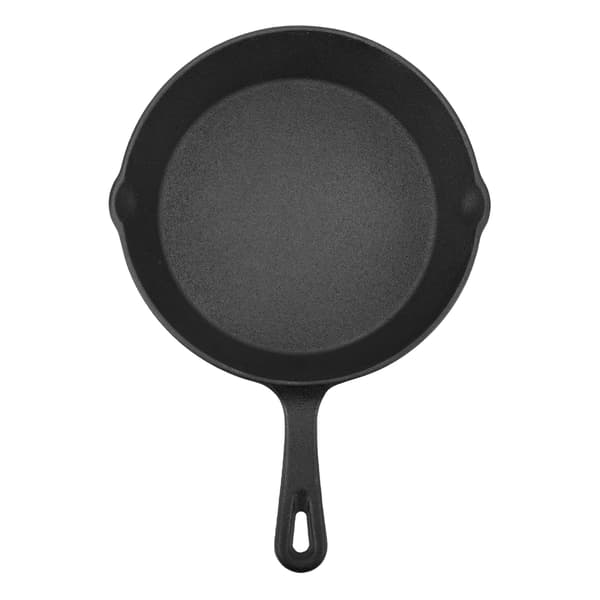 Støpejernspanne 16 cm Mini Stekepanne for Utendørs Camping Grilling Biff Pannekaker Pizza