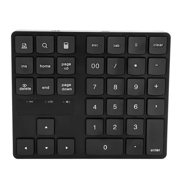 Trådløst numerisk tastatur 35 taster ultratyndt bærbart computertilbehør