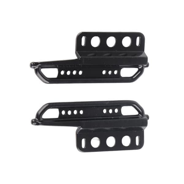 1 sæt RC sidepedal jern slidstærk stærk bæreevne RC sidestyrplade til aksial SCX24 sort
