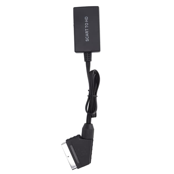 Scart til HDMI Konverter Adapter med Audio Video Kabel til DVD Set Top Box
