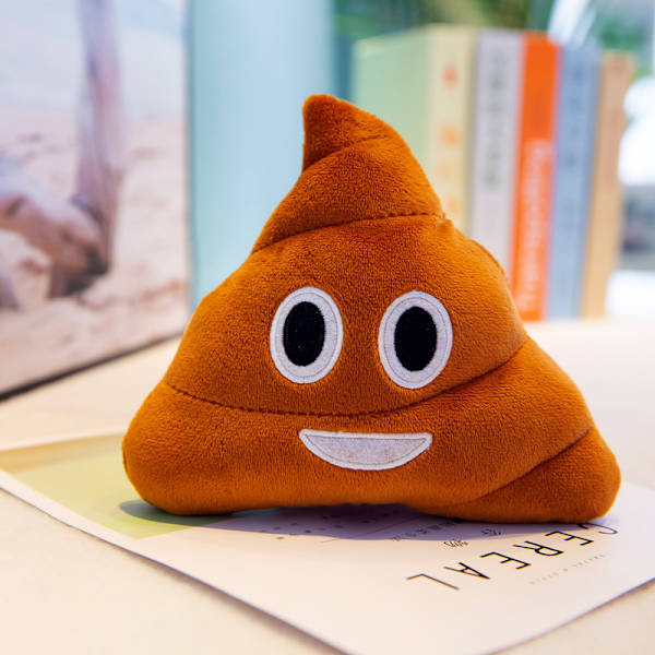 Creative Funny Expression Toalett Plyschleksak Office Kudde Smile 55CM