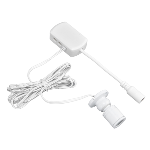 LED Underskabslampe Dæmpbar Hvid USB Drevet Vitrineskabslampe med 3 Installationsmetoder til 6