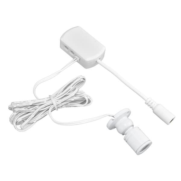 LED Underskapbelysning Dimbar Hvit USB-drevet Vitrineskapslampe med 3 Installasjonsmetoder for 6