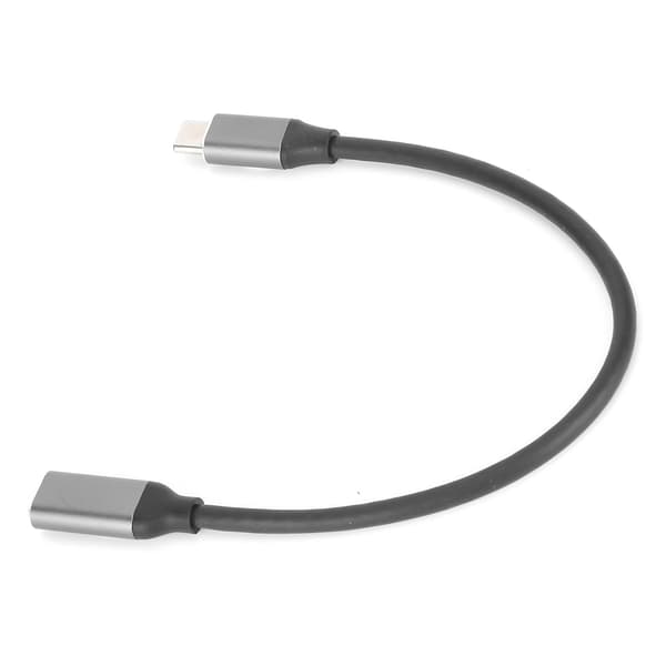 4K HD USB C Forlængerkabel 0,25m Han til Hun 3A 60W PD Support