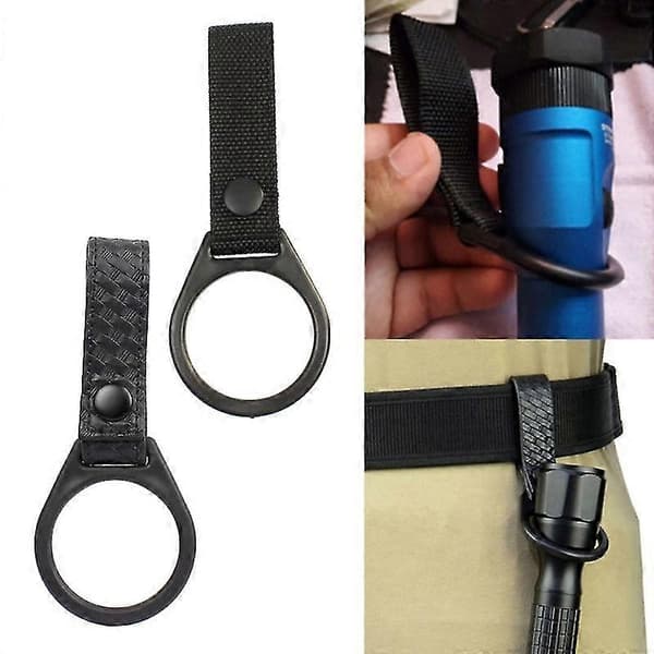 Ulkona liukuva virkavyön rengas Maglite C-kennon taskulamppupidike virkavyölle Nylon