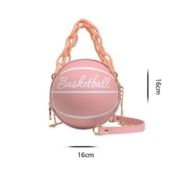 Basketväska för kvinnor Personlighet Kvinnlig Läder Basketväska Bollväskor original