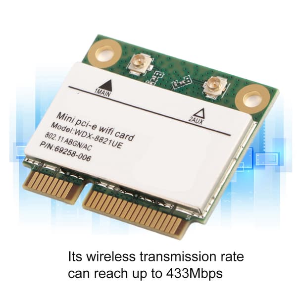 433Mbps Dual Band Mini PCIe Trådløst Kort