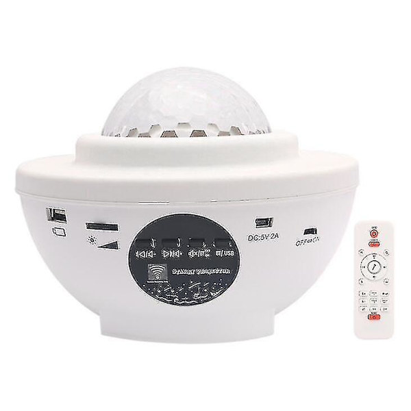 Galaxy Projector Star Ocean Light Med Bluetooth musikhögtalare