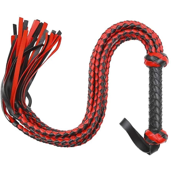Faux Leather Whip - Sele Handtag Piska Teaching Training Tool
