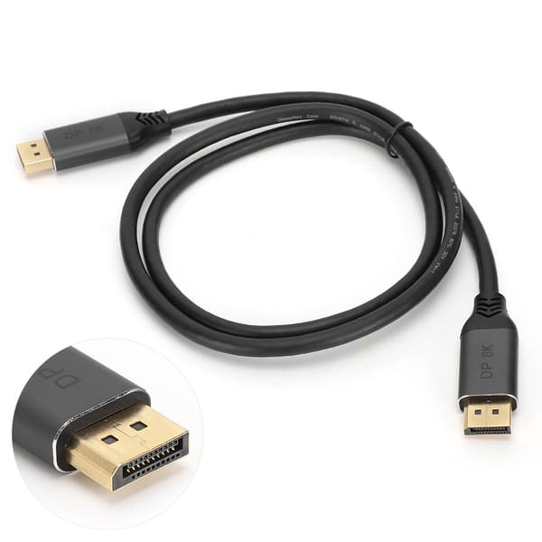 DisplayPort 1.4 -kaapeli 8K 240Hz Audio Video 1M PC TV