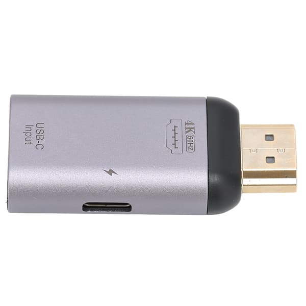 Type C -sovitin 4K HD 100W PD kullattu naaras-uros HDMI-telakointiasema