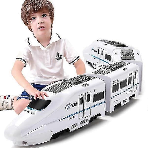 Nopea sähköinen valettu junarata hauska junalelu malli S three carriages