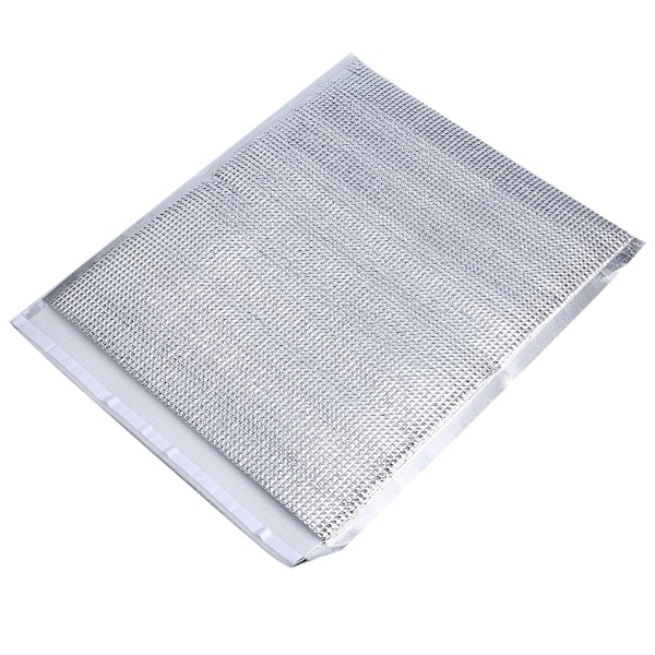 10-pakning Engangs Isolerte Matposer i Aluminiumfolie, Termisk Kjøler, Sølv (35x40cm)