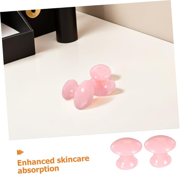 4 st svamp Gua Sha Massagestenar Rullar Ansiktsmassageverktyg