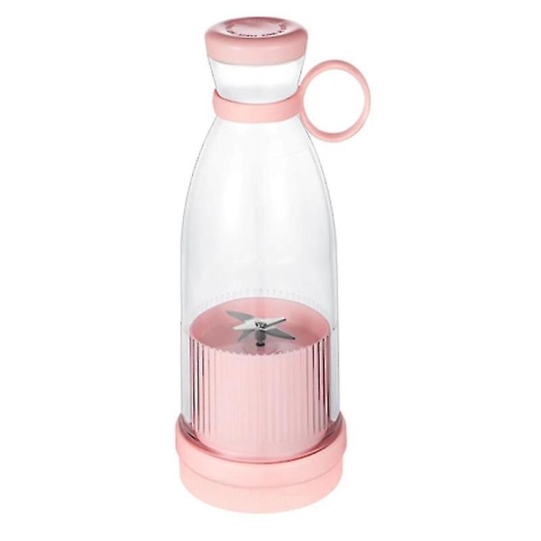 Bärbar elektrisk USB Blender fruktextraktor Pink