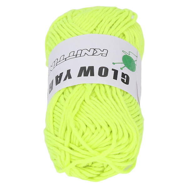 164 ft Selvlysende Chunky Garn DIY Polyester Glød Strikkegarn til Tæppe Sweater Hat Farve 3