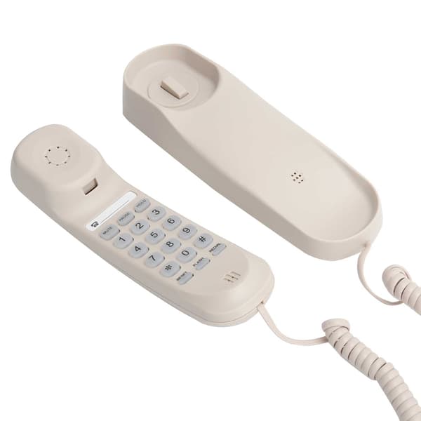 Klassisk väggmonterad telefon för hem och kontor Mini stationär fast telefon