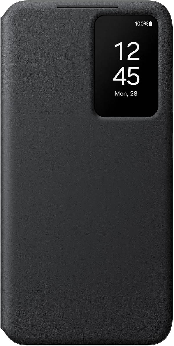 Samsung Galaxy S24 Smart View Wallet Cover, Sort Black