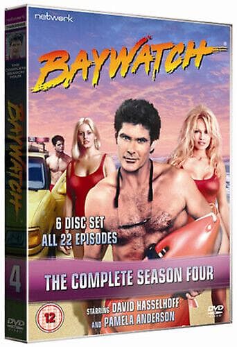 Baywatch The Complete Series 4 (2011) David Hasselhoff sertifisert 12 6 disker - Region 2 DVD