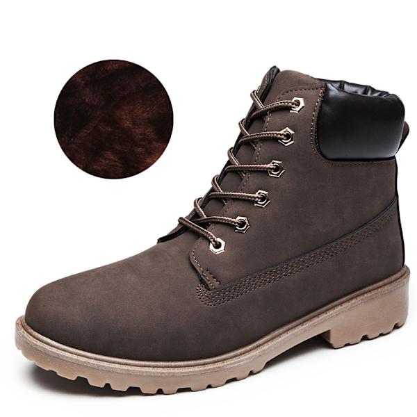 KvinnaEarlWinteShoeFlaHeeBootKeeWarBoots Brown 41