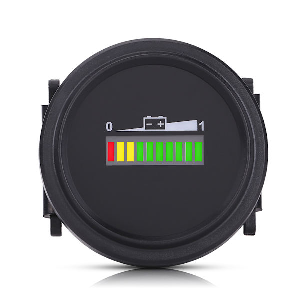 Golfvogn LED Digital Batteriindikator Måler