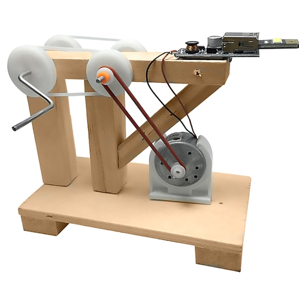 DIY Håndsving Generator Kit Pædagogisk Håndværkslegetøj til Børn