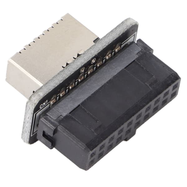 USB 19P 20P til Type E Type C Adapter Stabilt Signal Sterk Anti-Interferens Konverter