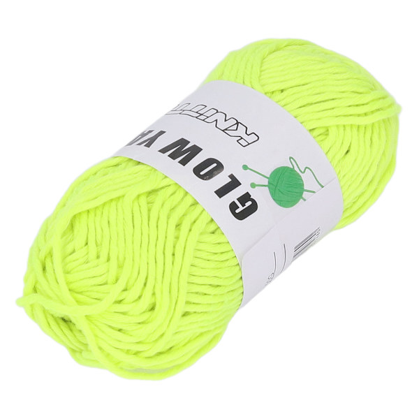 164 ft Selvlysende Chunky Garn DIY Polyester Glød Strikkegarn til Tæppe Sweater Hat Farve 3