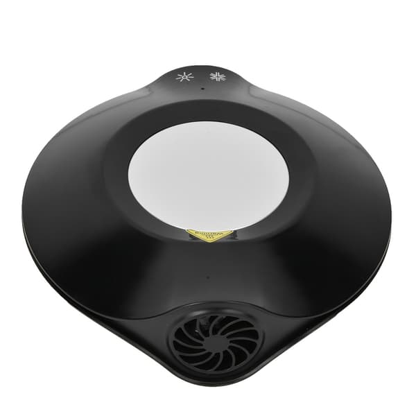 USB-drevet dobbeltformål coaster isoleret måtte til varme kolde drikke sorte