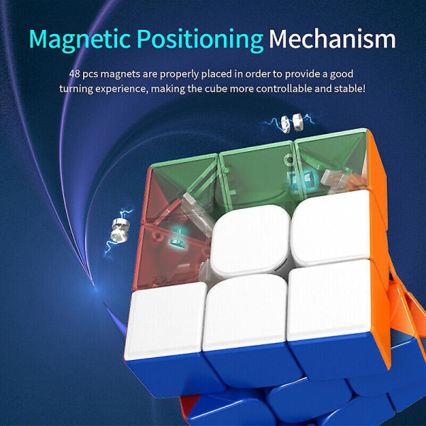 Moyu Magnetic 3x3x3 Speed Magic Cube Professionella pusselleksaker