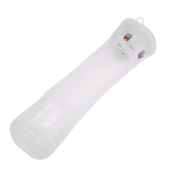 Nintendo Wii Remote MotionPlus -anturisovitin, valkoinen silikonikotelo