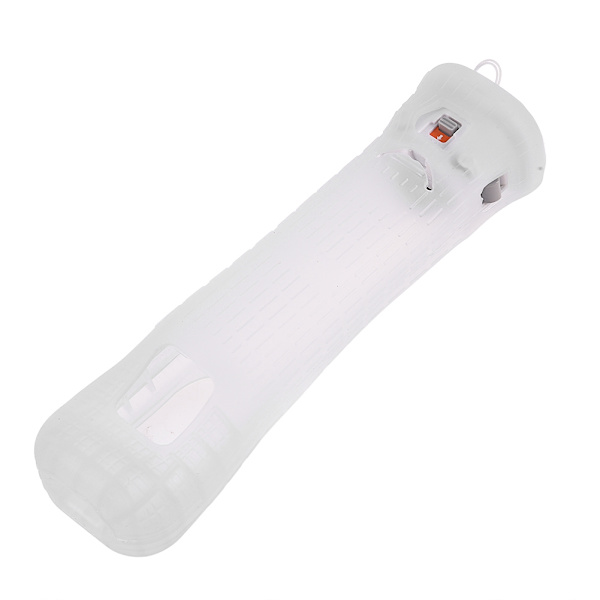 Nintendo Wii Remote MotionPlus Sensor Adapter Hvidt Silikone Etui