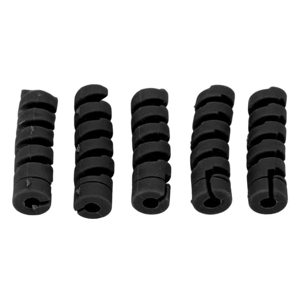 CANSUCC 5-pack Cykelramskydd Gummi Växel Bromskabelhölje Svart