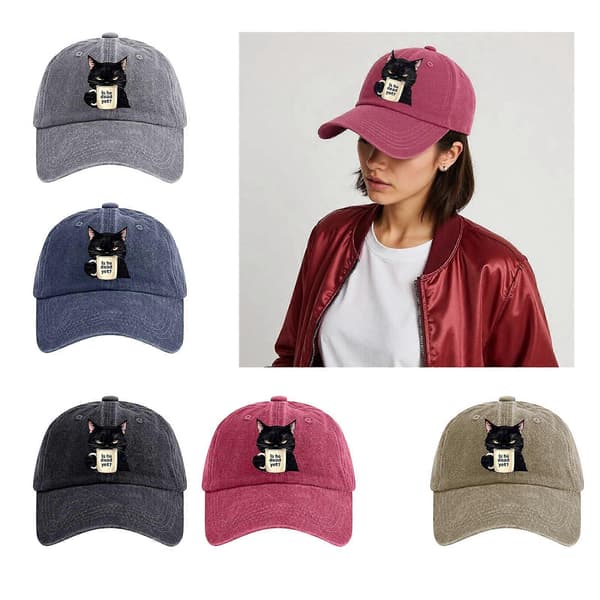 Mode Bomuld Baseball Hat Åndbar Unisex Solhat til Hverdagsbrug Sport Khaki Khaki