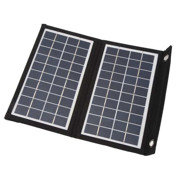 10W sammenleggbart solpanel: Bærbar lader for camping, mobiltelefon, nettbrett
