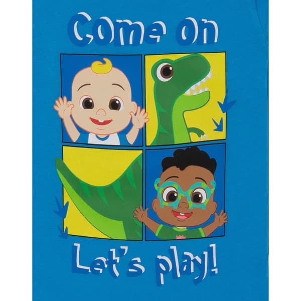 Cocomelon Gutter Langermet Pyjamasett 2-3 År Blå Blue 2-3 Years
