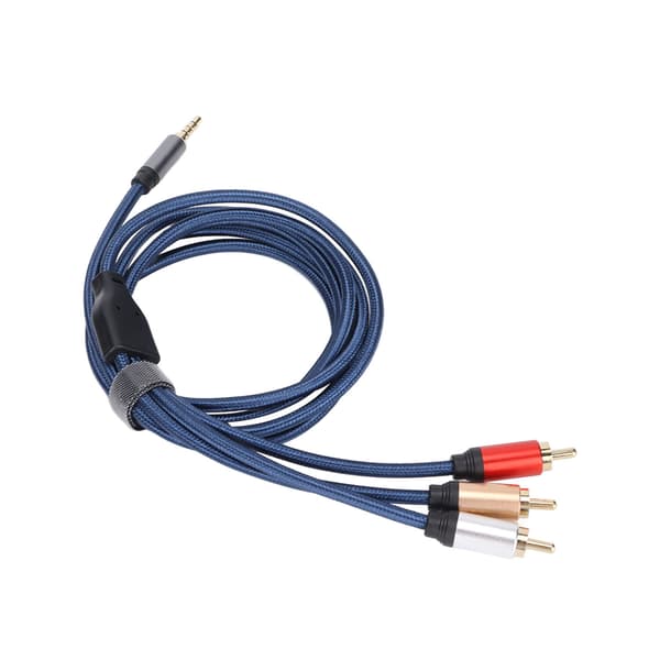 3,5 mm han til RCA han stereo lydkabel 1,8 m til højttaler TV CD DVD