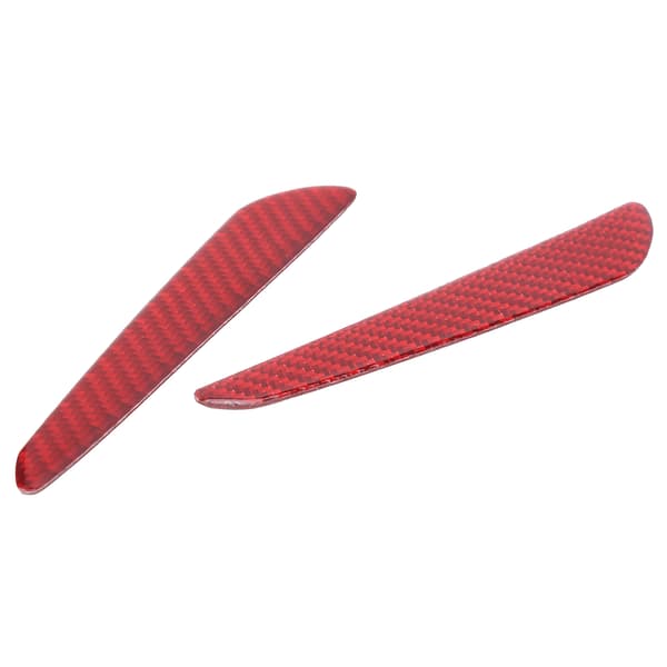 2 st Sidobackspegel Anti-kollisionsremsa Trim Äkta Kolfiber Skydd Universalbil