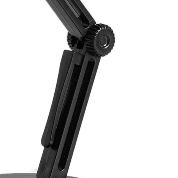 Justerbar Svart LED Skrivebordslampe med Avtakbar Magnetisk Base for Hjemmekontor og Lesing