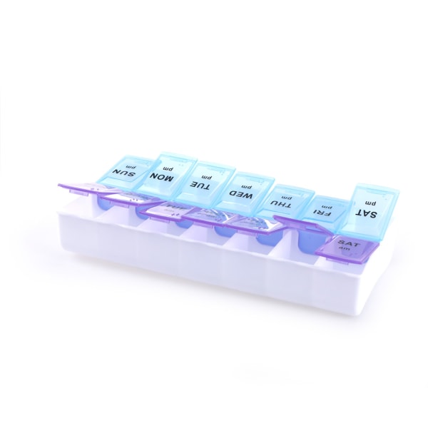 Praktisk tablettfodral med 14 case Dosett L
