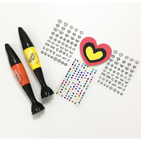Barns Nail Art Set för flickor kosmetiska sminkleksaker style 4