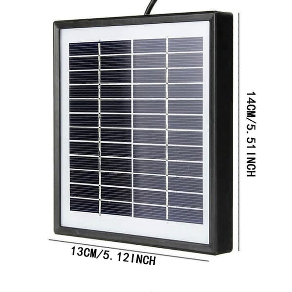 【DENGTU】12V solcelleoplader 18W bærbar strømpanel batterivedligeholder kompatibel med 12V-batterier, kamera, webcam, Android-enheder, S7 Edge