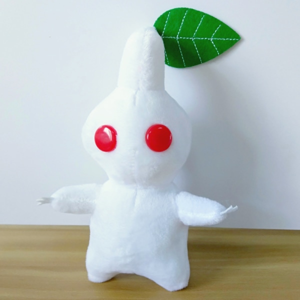 18 cm Pikmin Plush Bud Leaf Mjuk fylld docka white leaves 18CM