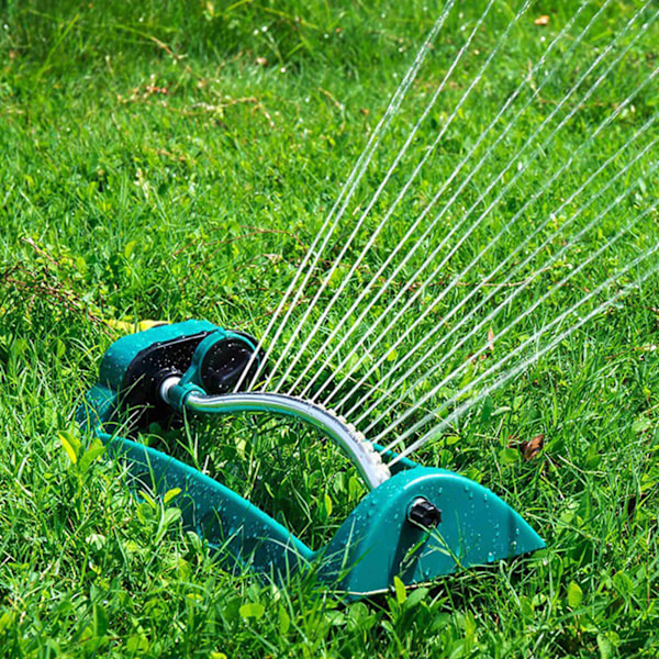 Automatisk oscillerende sprinkler for plen, grønnsakshager og takkjøling