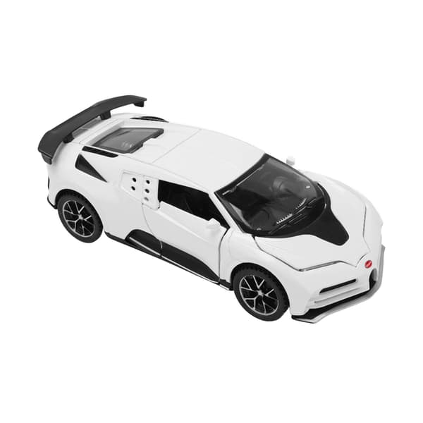 Skala 1 32 Zinklegering Diecast Træk Tilbage Lyd Lys Legetøjsbil Model Hvid Barn