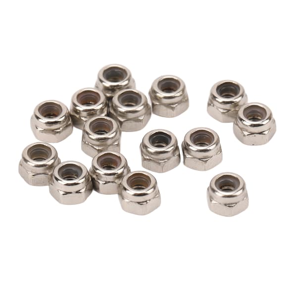 40 stk. M2.5 RC Hjullåsmutter Jern Hex Tilbehørssett for Traxxas 1 18 Klatrebil