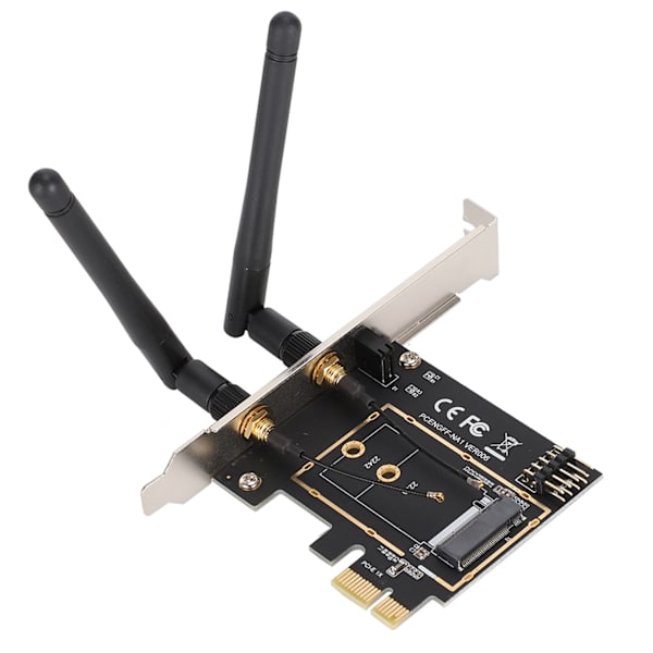 PCIe til M2 WiFi Adapterkort Nøgle A E Netværksudvidelse
